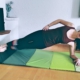 Die Side Plank, der seitliche Unterarmstütz ist die Fitnessübung des Monats Febraur